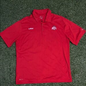 Nike Ohio State Dri-FIT LeBron James Men's Polo Shirt